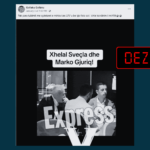 Fotografia e 2019-s ku shihen Sveçla dhe Gjuriq, paraqitet rrejshëm si e shkrepur në prag të tubimit të LVV-së në Mitrovicë