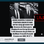 Pretendohet rrejshëm për deklaratë të Trumpit për Kurtin dhe Kosovën