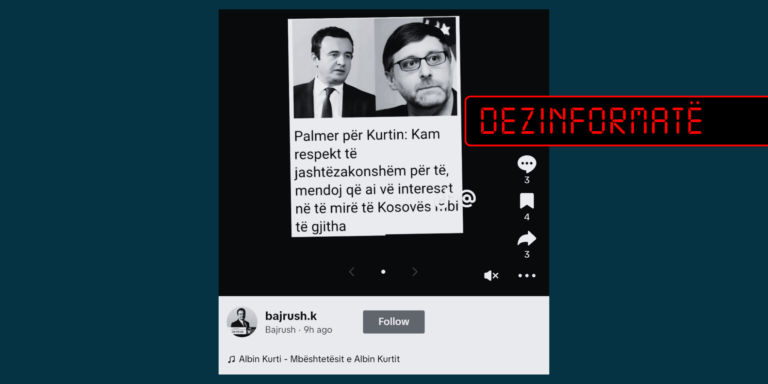 Deklarata e vjetër e Palmer për Kurtin publikohet si aktuale