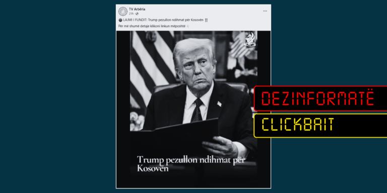 Titull dezinformues që nuk përkon me përmbajtjen