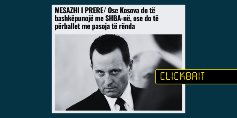 Titulli dhe fotografia s’tregojnë që bëhet fjalë për opinion