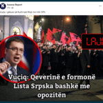 Vuçiqi nuk ka thënë se qeverinë në Kosovë e formon Lista Serbe me opozitën