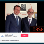 Fotografia e Kurtit me Qosjen manipulohet me portretin e Enver Hoxhës në prapavijë