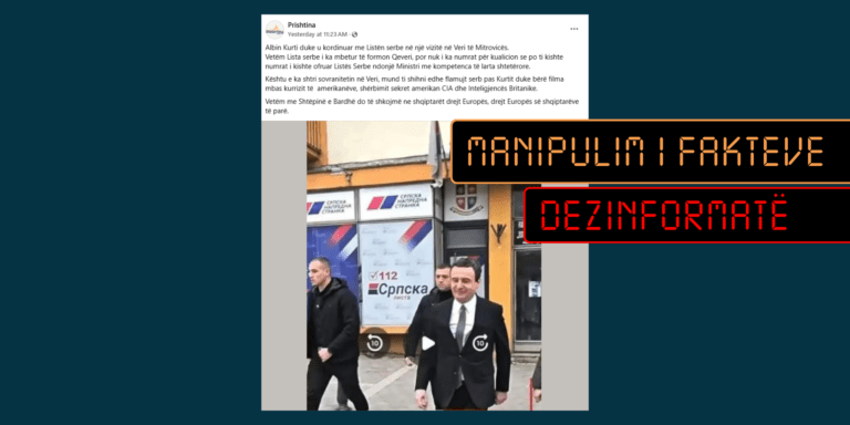 Përmes një videoje të vjetër pretendohet rrejshëm se Kurti vizitoi Listën Serbe për t’u koordinuar për formimin e qeverisë