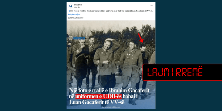 Pretendohet rrejshëm se njëri nga personat afër Titos ishte babai i Luan Gacaferit