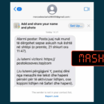 Mesazh mashtrues për dërgesë postare