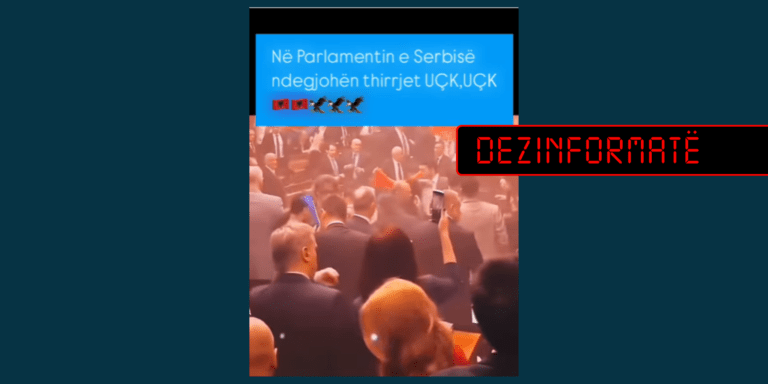 Gjatë tensioneve në Parlamentin e Serbisë s’pati thirrje “UÇK, UÇK”