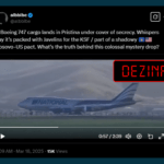 Pretendohet rrejshëm se aeroplani që shihet në video ka sjellë në Kosovë raketat “Javelin”