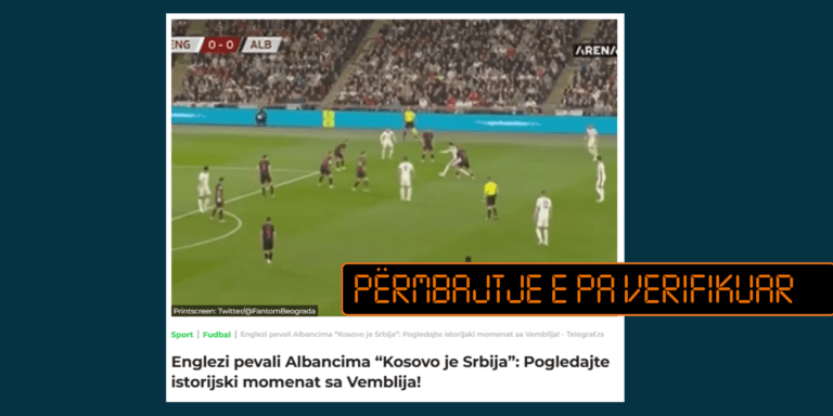Tifozët anglezë nuk brohoritën “Kosova është Serbi” në ndeshjen Angli-Shqipëri