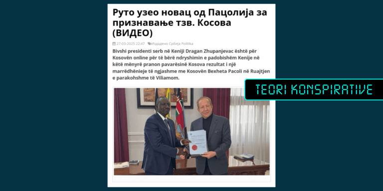 Pretendim i pabazë në Serbi se Pacolli bleu njohjen nga presidenti i Kenias