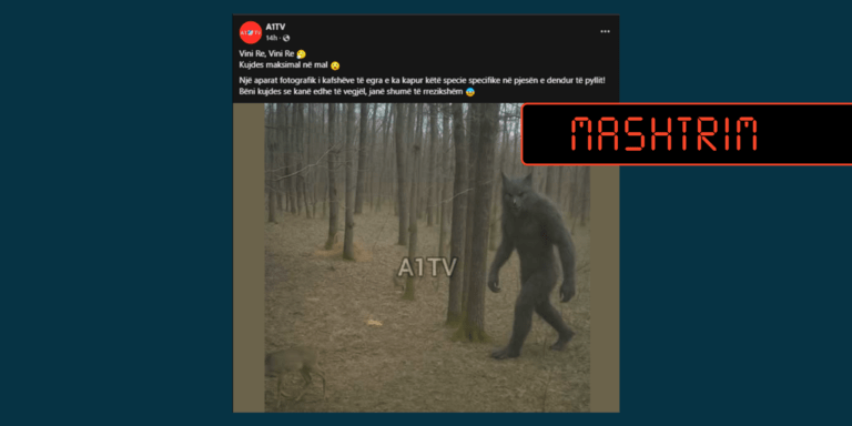 Imazhi i “njeriut-ujk” u gjenerua me Inteligjencë Artificiale