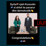 Jo, Siria nuk e ka njohur Kosovën