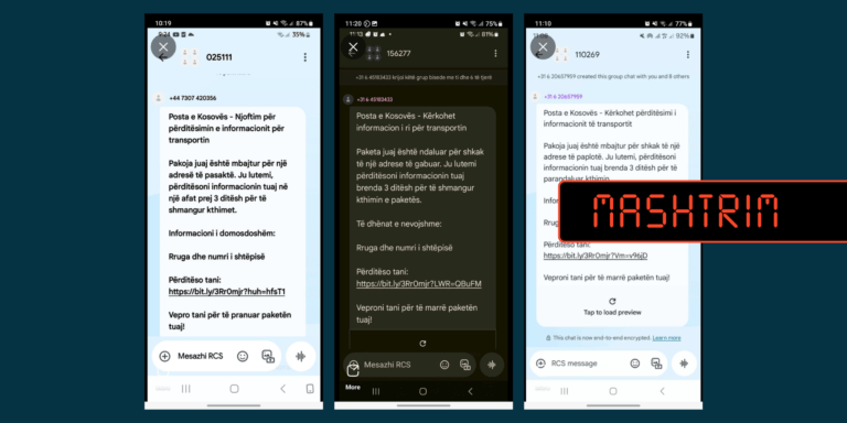 Vazhdojnë SMS-ët mashtrues në emër të Postës së Kosovës