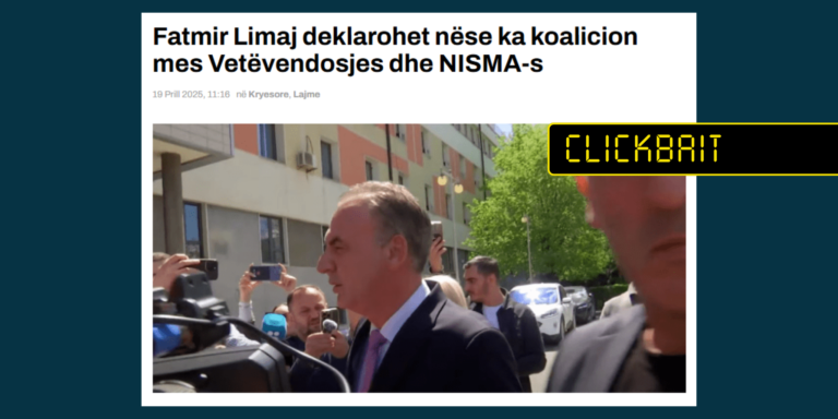 Limaj nuk u deklarua nëse ka koalicion me LVV-në