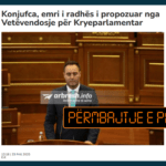 Pretendim i pasaktë se Glauk Konjufca ishte propozimi i radhës për kryeparlamentar