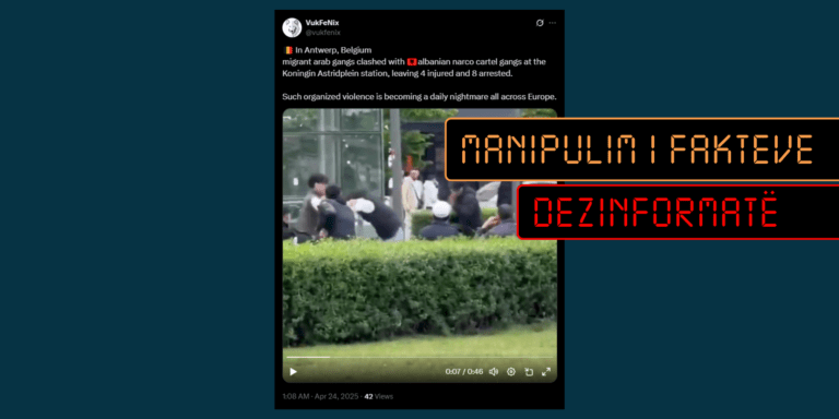 Pretendim i rremë për përfshirjen e shqiptarëve në përleshje në Antwerp