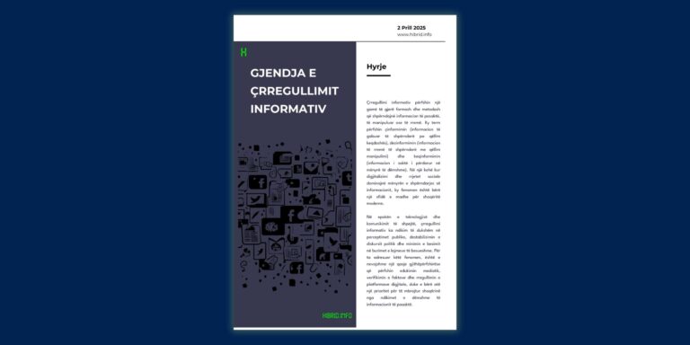 Gjendja e çrregullimit informativ