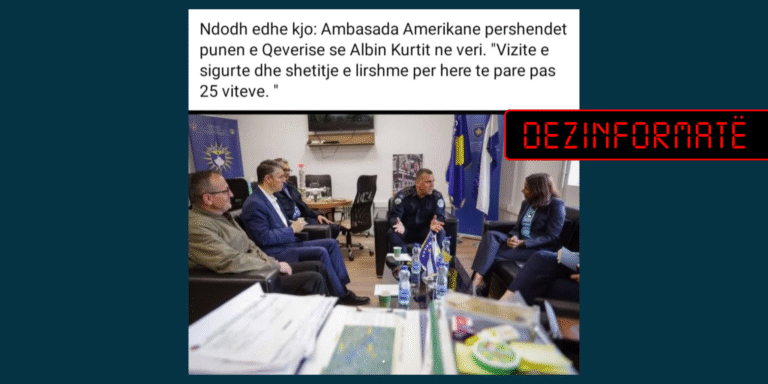 Ambasada amerikane nuk ka dhënë asnjë vlerësim ndaj Qeverisë Kurti për situatën në veri