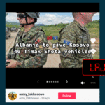 Nuk ka konfirmim se Shqipëria do t’i dhurojë Kosovës 40 automjete ushtarake “SHOTA”