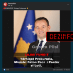 Pretendim i pabazë se Prokuroria është tërhequr në hetimet ndaj ministrit Peci