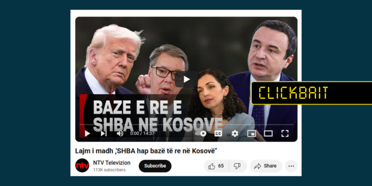 Titulli nuk e tregon se përmbajtja bazohet në opinion personal