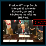 Trump nuk e ka kërcënuar Serbinë me luftë për të parandaluar një sulm ndaj Kosovës