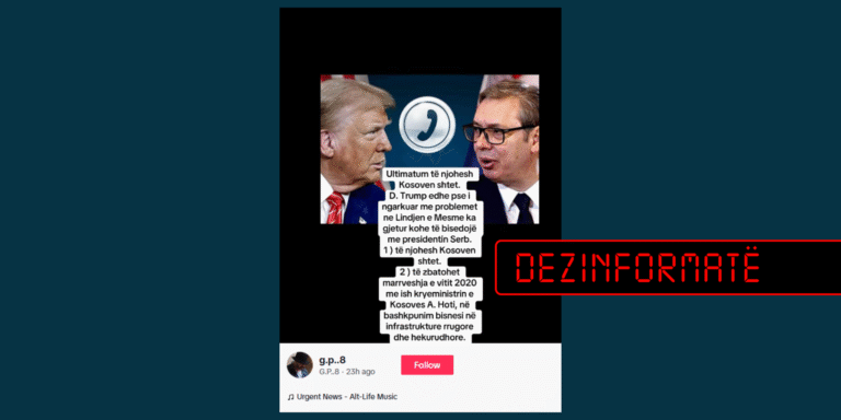 Trump nuk ka komunikuar së fundmi me Vuçiq për njohjen e Kosovës