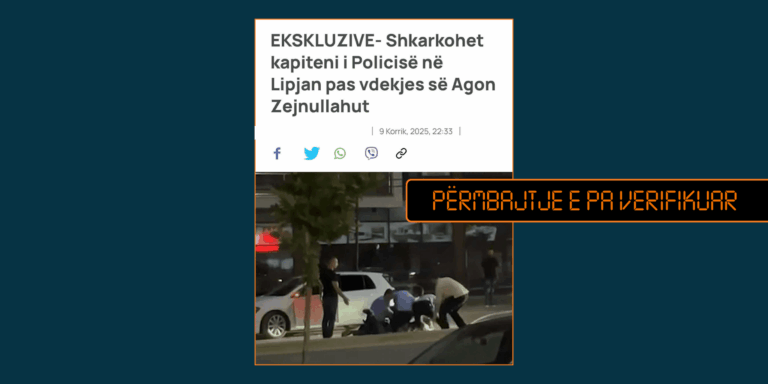 Komandanti i stacionit policor të Lipjanit nuk u shkarkua, por dha dorëheqje