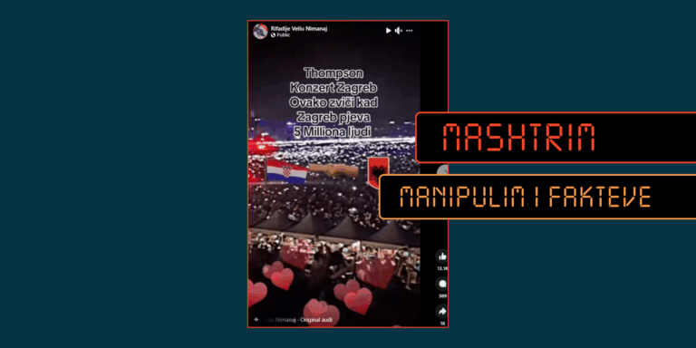 Kënga “Mora fjalë” nuk u këndua në koncertin e këngëtarit kroat