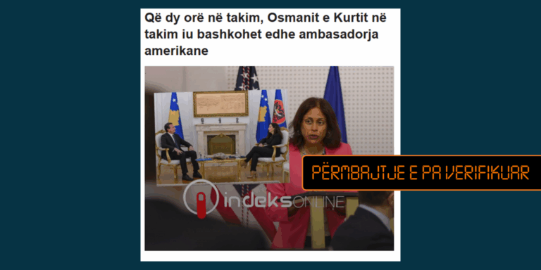 Pretendim pa fakte se Prattipati iu bashkua takimit Osmani–Kurti