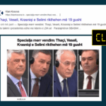 Titulli nuk e sqaron se Thaçi e të tjerët do të rikthehen në gjykim