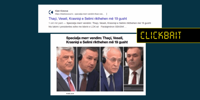 Titulli nuk e sqaron se Thaçi e të tjerët do të rikthehen në gjykim