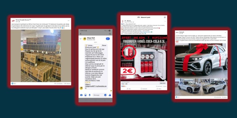Mashtrimet online në Facebook: Karakteristikat dhe mënyra e funksionimit