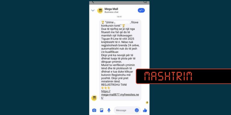 Mashtrim online për shpërblim të rremë me veturë luksoze