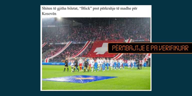 Nuk janë shitur të gjitha biletat për ndeshjen Zvicër–Kosovë