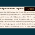 Pretendimi i pakonfirmuar se pezullimi i Dialogut Strategjik ShBA-Kosovë nuk është vendim i Uashingtonit zyrtar