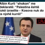 Kurti nuk ka thënë se Palestina është tokë izraelite dhe se Kosova nuk do ta njohë kurrë