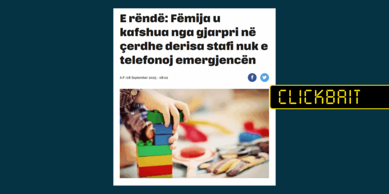 Titulli nuk e sqaron se ngjarja ka ndodhur në SHBA