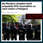 I arrestuari nga Serbia si i dyshuar për krim lufte nuk është ish-pjesëtar i UÇK-së