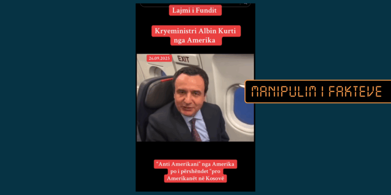 Videoja e 2022-s e Kurtit paraqitet rrejshëm si aktuale për vizitën në SHBA