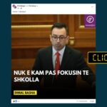 Deklarata e vjetër e Bashës publikohet pa kontekst në fillim të vitit të ri shkollor
