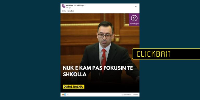 Deklarata e vjetër e Bashës publikohet pa kontekst në fillim të vitit të ri shkollor