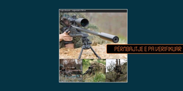 Pamje të snajperistëve të huaj shpërndahen si të FSK-së