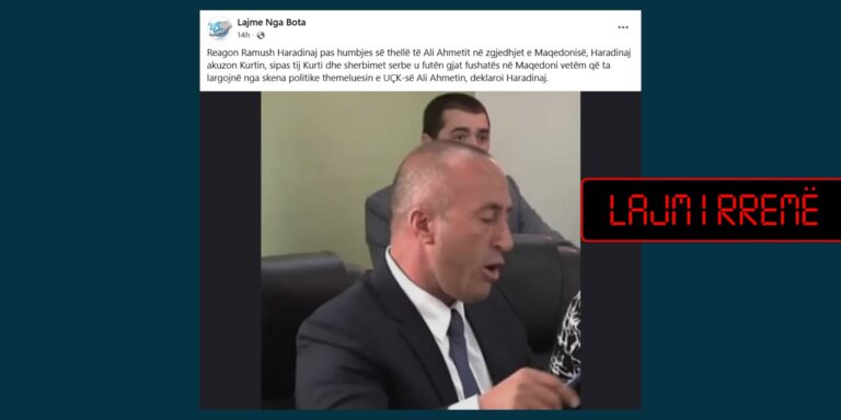 Haradinaj nuk ka komentuar lidhur me zgjedhjet lokale në Maqedoninë e Veriut
