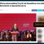 Deklarata e Ilir Dedës keqinterpretohet në titull si konfirmim i bisedimeve Kurti–LDK