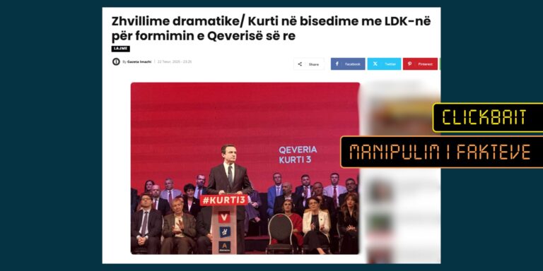Deklarata e Ilir Dedës keqinterpretohet në titull si konfirmim i bisedimeve Kurti–LDK