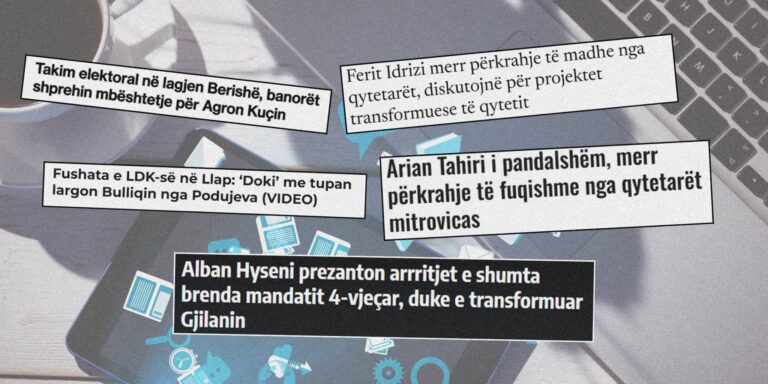 Tituj favorizues në media gjatë fushatës zgjedhore lokale