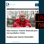 Klan Kosova nuk ka publikuar artikull në mbështetje të Fatmir Shehollit
