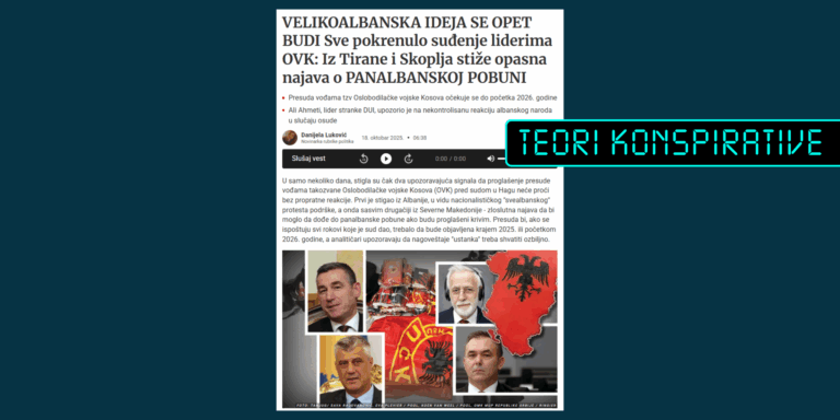 Protesta në Tiranë dhe deklaratat e Ali Ahmetit ndërlidhen pa fakte me “ringjalljen e idesë për Shqipërinë e Madhe”