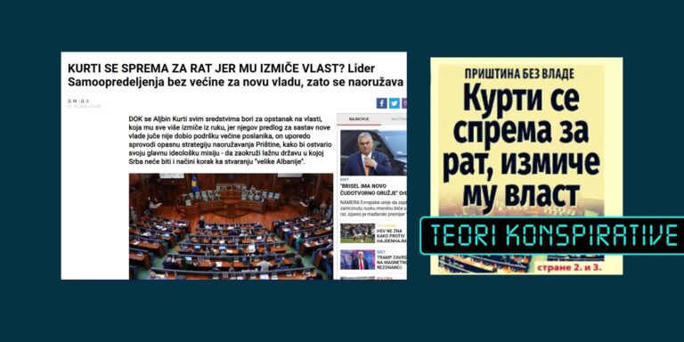 “Novosti” dhe Petkoviqi e lidhin pa asnjë bazë mosvotimin e qeverisë në Kosovë me përgatitje për luftë